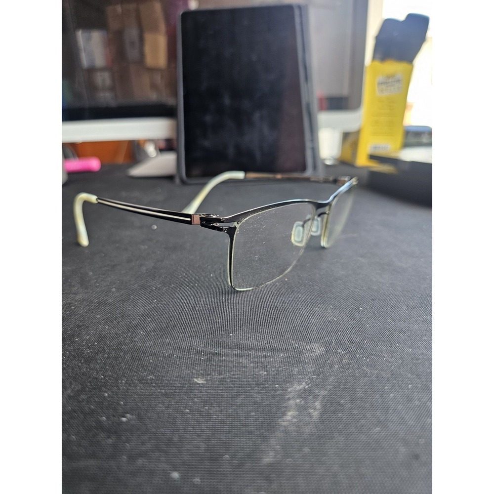 Etnia Barcelona Orlando Eyeglasses Frames Black Metal Rectangular Designer